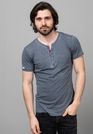 MT DIETER - Print T-shirt - dark blue