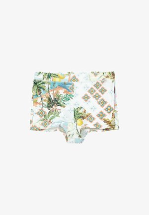 Next HIGH WAIST CHEEKY - Bikiniunderdel - lemon scenic print