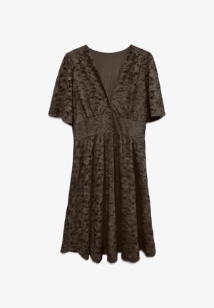 Vero Moda, DRESS VMDEA MIDI DRESS - Robe chemise - chocolate brown