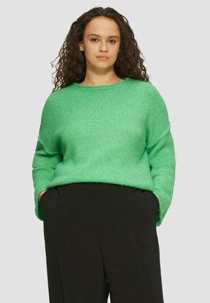 Strickpullover - limettengrün