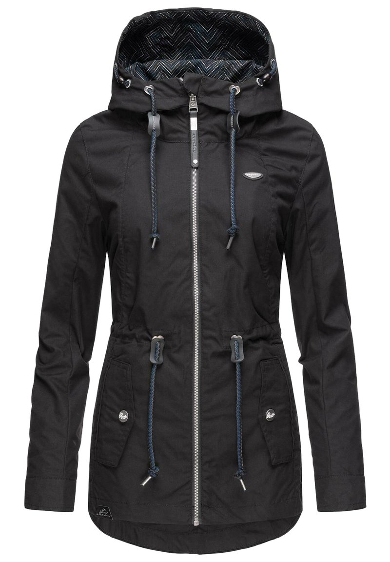 Ragwear MONADIS - Regenjacke / wasserabweisende Jacke - schwarz