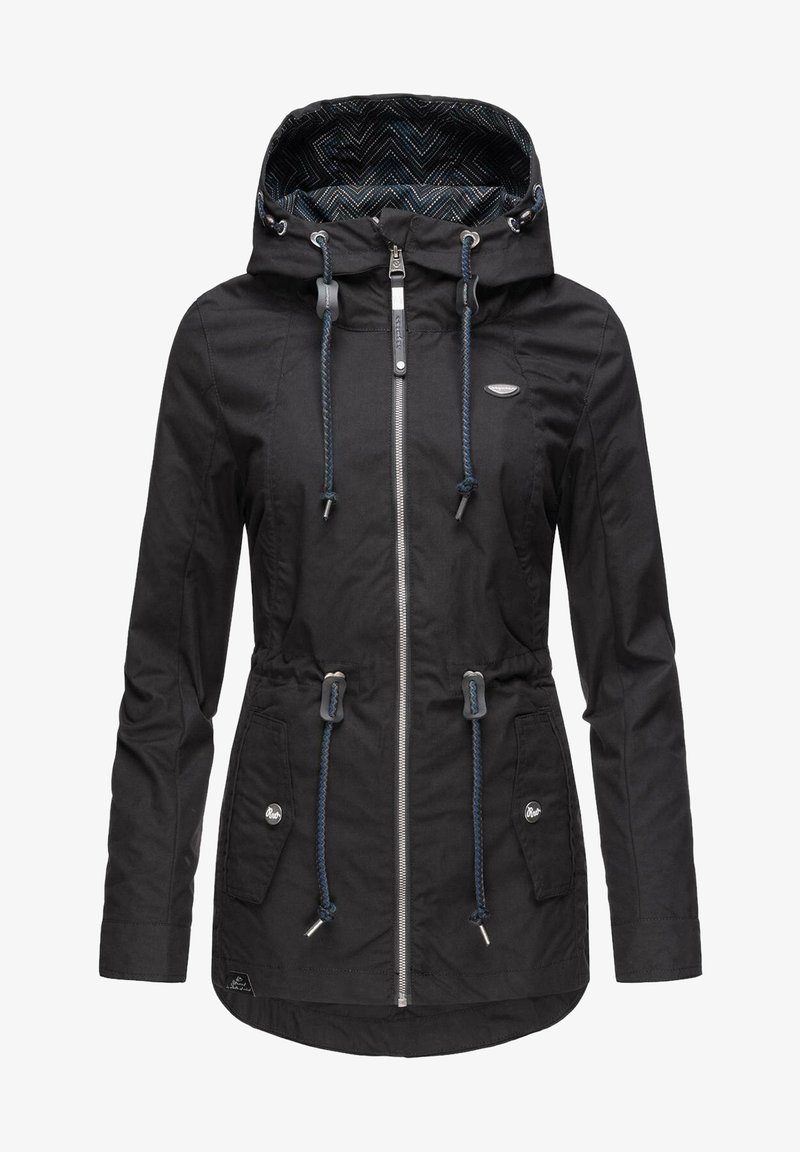 Ragwear MONADIS - Regenjacke / wasserabweisende Jacke - schwarz