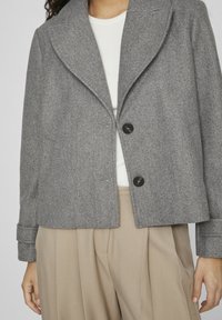 VILA SOLO - Blazer - medium grey melange