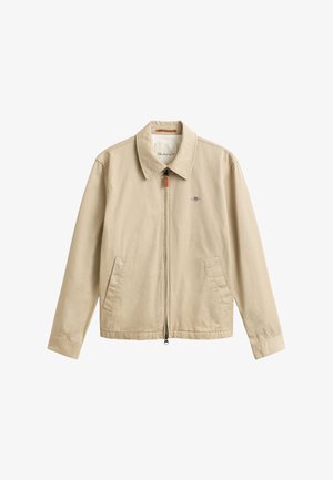 GANT, WINDCHEATER JACKET - Letná bunda - oat beige