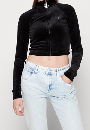 Zip-up sweatshirt - black