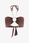RING BANDEAU BIKINI-OBERTEIL - Haut de bikini - braun