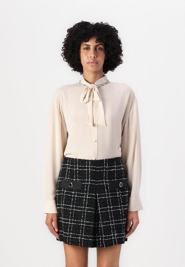 Button-down blouse - sand