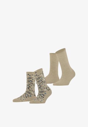 Esprit, SOFT PAIYLEY 2-PACK SOCKEN - Chaussettes - sand mel