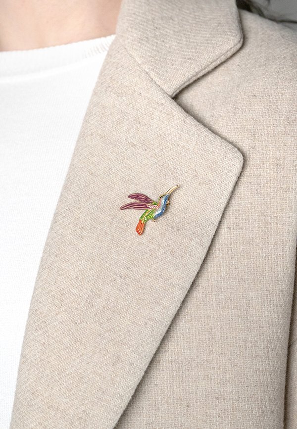 HUMMINGBIRD - Brosche - multi