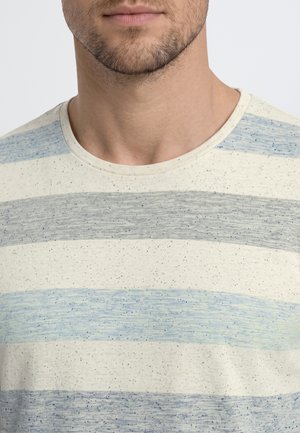 Blend, BHEFKIN STRIPED - Camiseta estampada - dusty blue