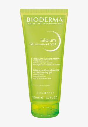 Bioderma, SÉBIUM GEL MOUSSANT ACTIF - ACTIVE ACNE CLEANSING GEL WITH AHA AND BHA - Gel limpiador