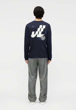PARCIE LONGSLEEVE TEE - Μπλούζα με μακριά μανίκια - navy
