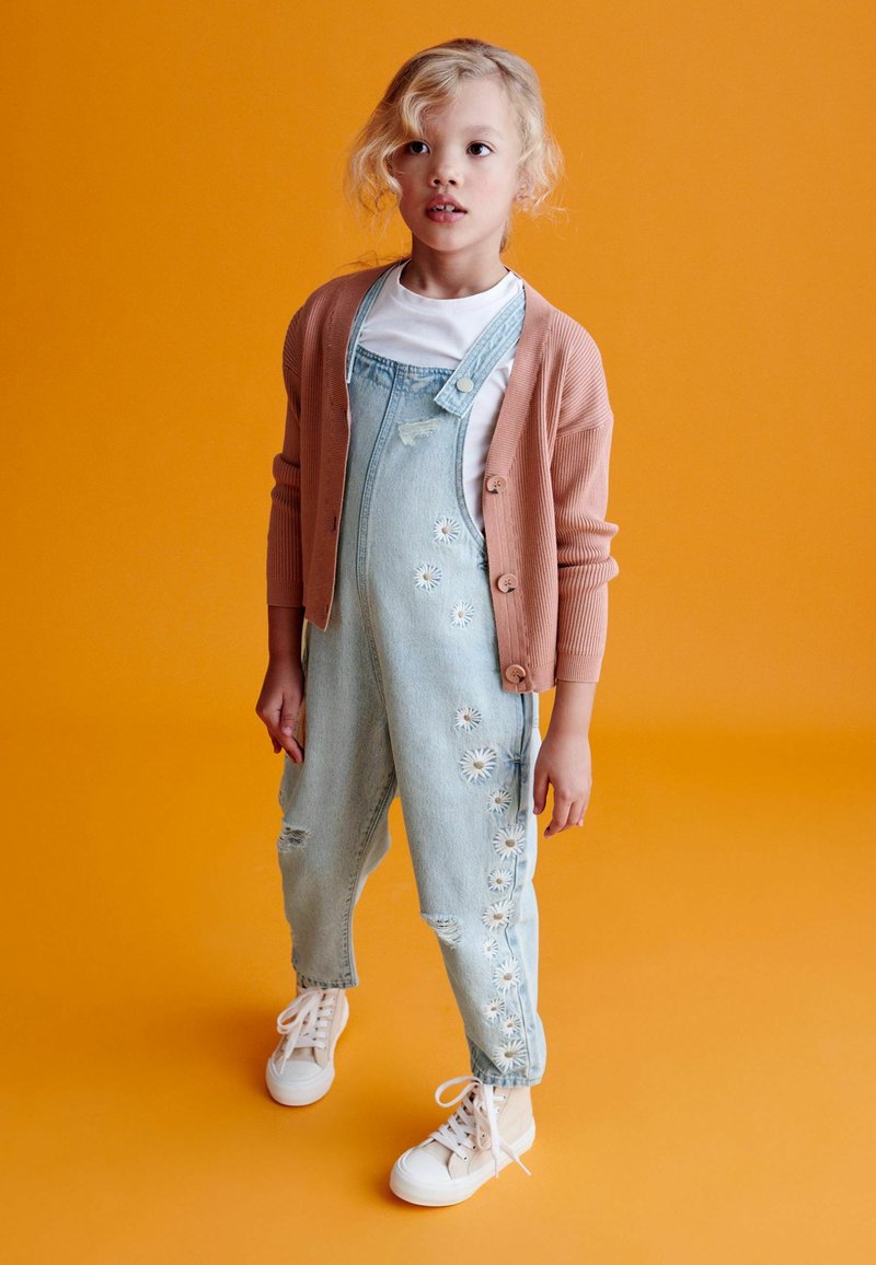 Next DAISY EMBROIDERED - REGULAR  - Lacláče - light blue denim