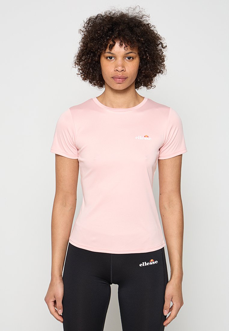 Ellesse T-shirt basic donkerroze