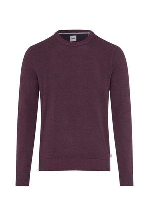 BRAX, STYLE RICK - Striktrøje - plum