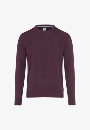 BRAX, STYLE RICK - Striktrøje - plum