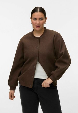 Vero Moda Curve VMCCHLOE - Bomberjakke - chocolate torte