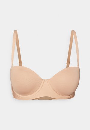 BANDEAU MIT SCHALE - UNIQUE MICRO - trägerloser/variabler BH - maple