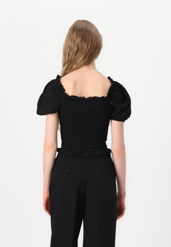 PUFF SLEEVE FRILL - Top4