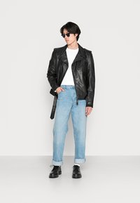 Schott Lederjacke - black