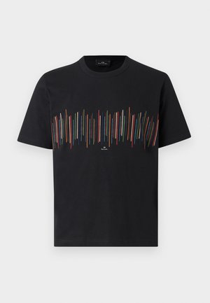 CASUAL FIT - Μπλουζάκι με στάμπα - black