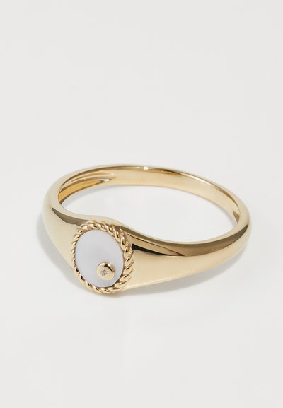 Yvonne Leon BABY CHEVALIÈRE OVALE COULEUR  - Gredzens - yellow gold-coloured