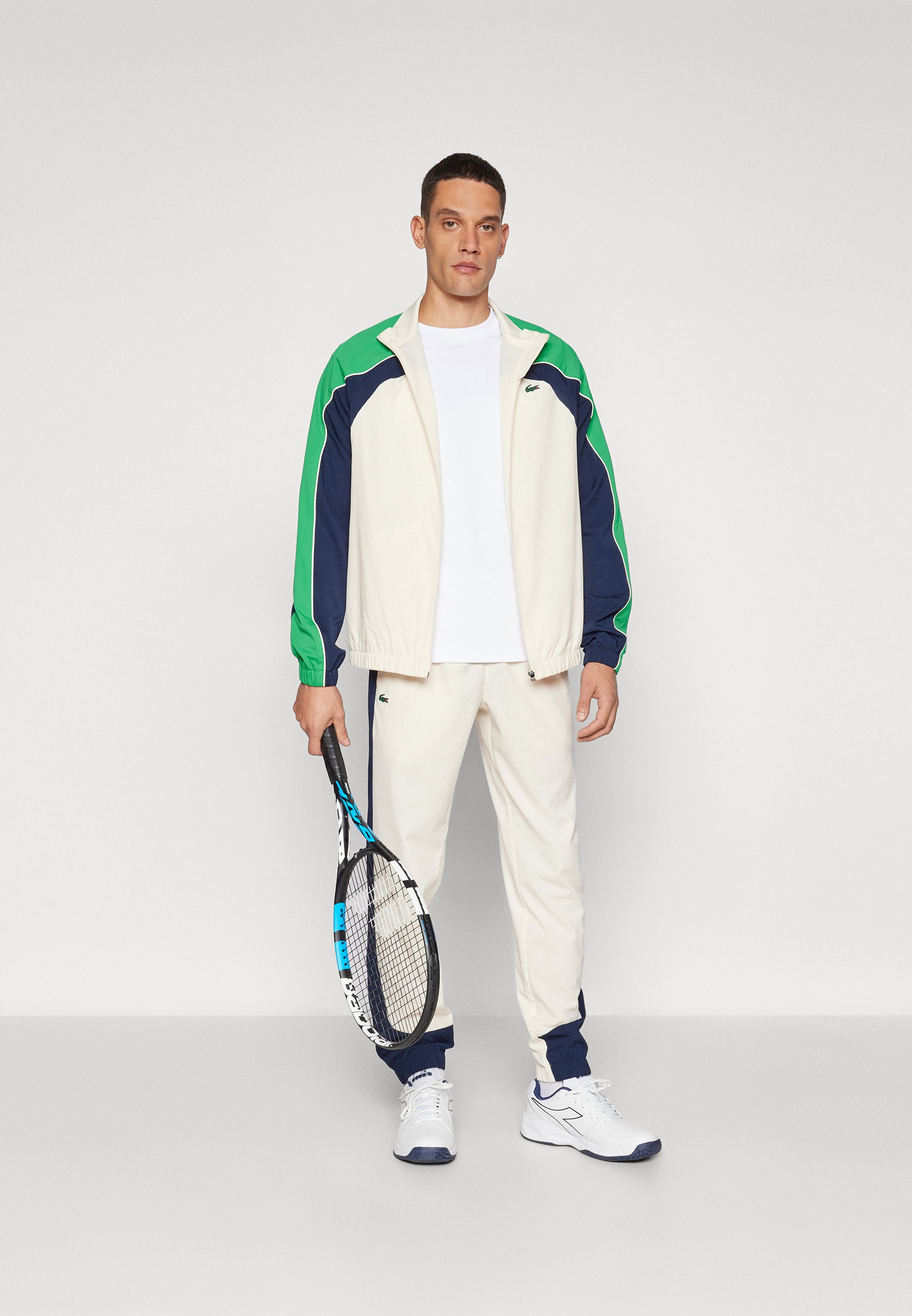Lacoste Sport TRACKSUIT TOUR - Tracksuit - lapland/navy blue