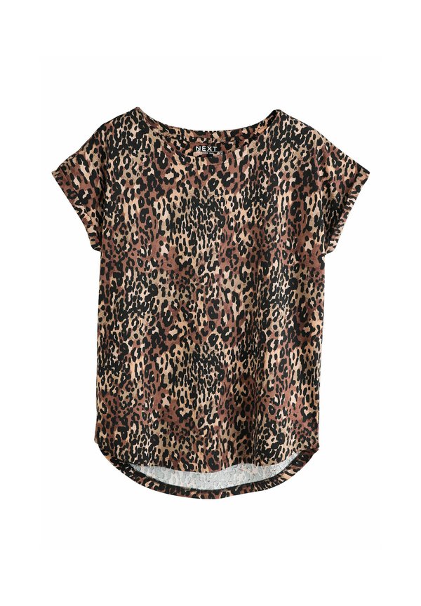 ROUND NECK CAP SLEEVE - REGULAR FIT - T-Shirt print - animal leopard