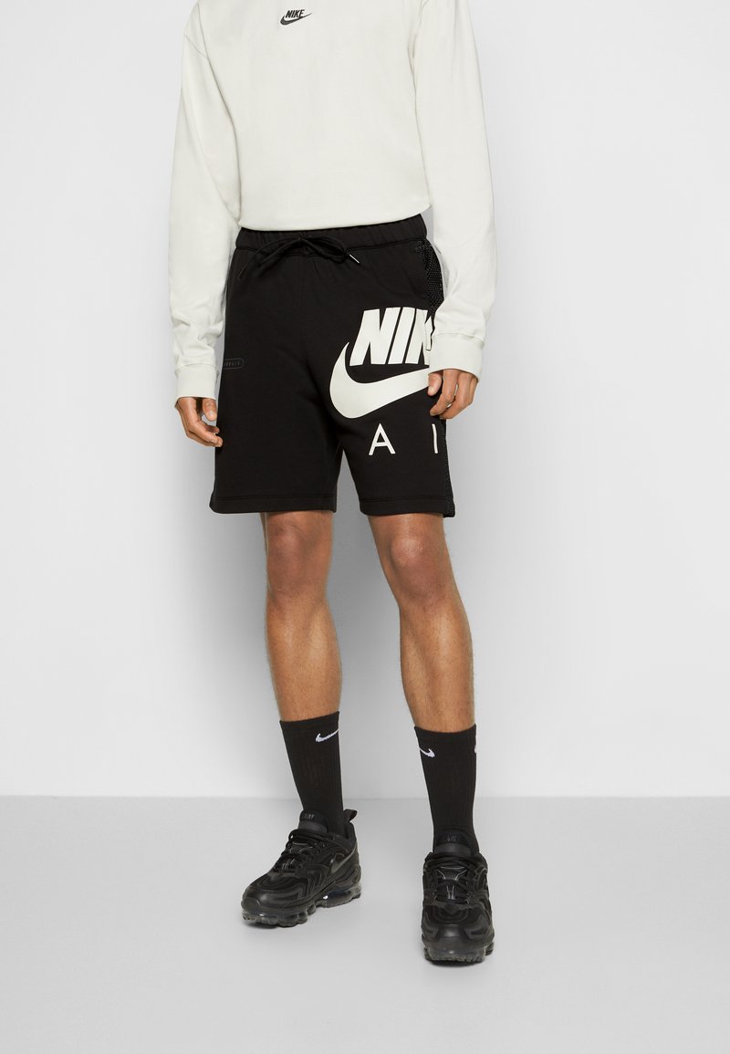 Herren Trainingsanzüge | Nike Sportswear AIR Shorts black/light bone/schwarz - MG76392 Herren Trainingsanzüge | Nike Sportswear AIR Shorts black/light bone/schwarz - MG76392
