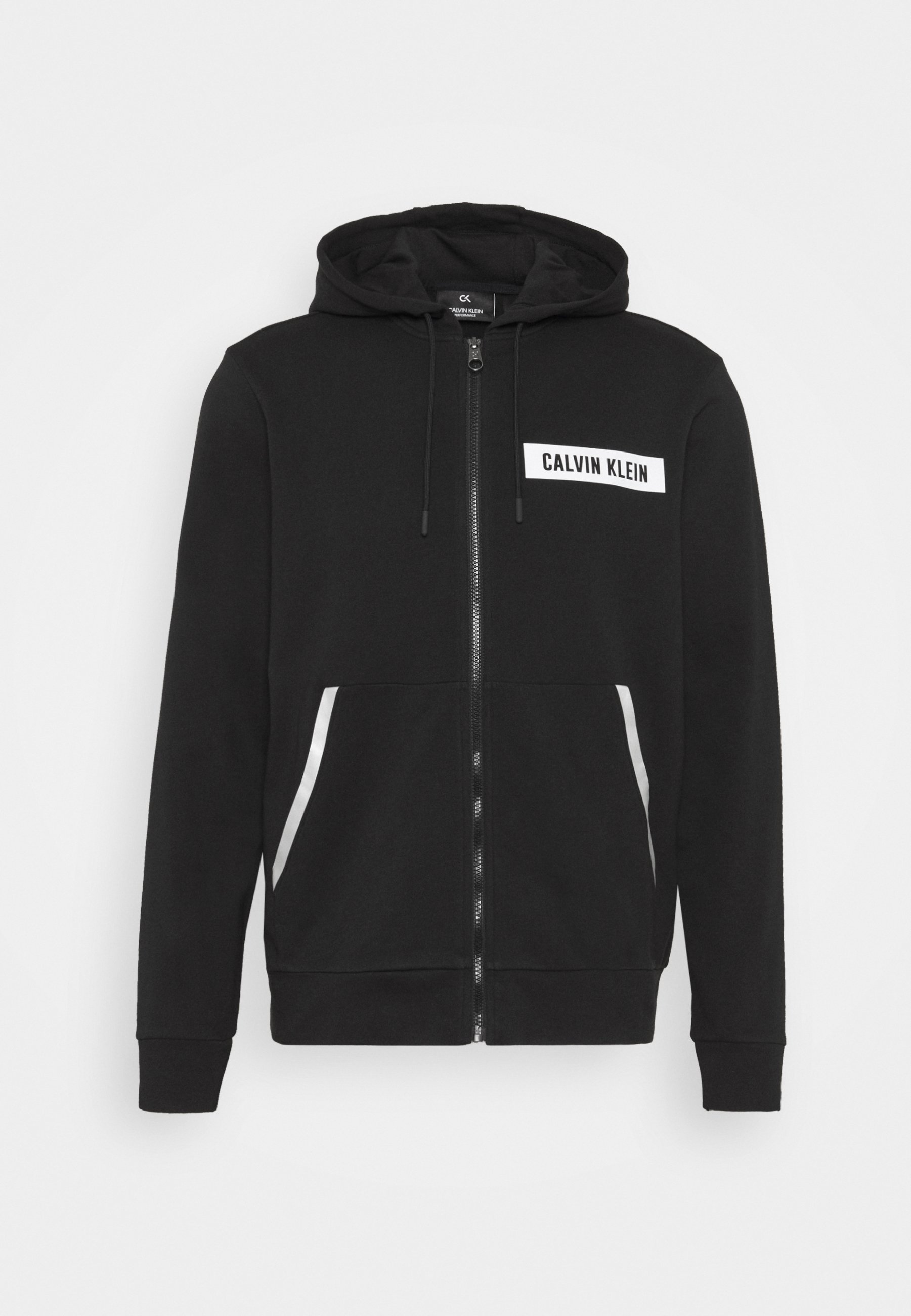 Calvin Klein Performance HOODIE - Sudadera con cremallera - black/negro -  Zalando.es