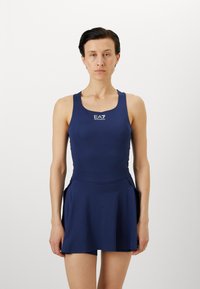 EA7 Emporio Armani TENNIS PRO FREESTYLE DRESS - Αθλητικό φόρεμα - medieval blue
