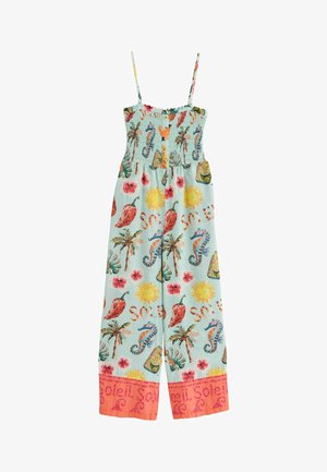 Next, Jumpsuit - mosaic conversational print