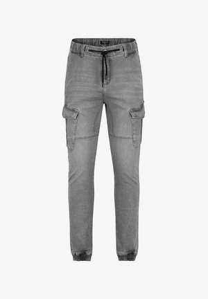 Sublevel, MIT KORDELZUG UND CARGOTASCHEN - Jeans Relaxed Fit - grau