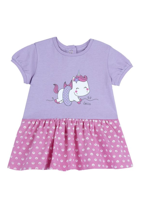 SHORT SLEEVES  - Jerseykleid - violet