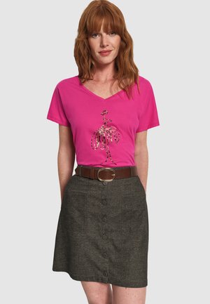 T-shirt imprimé - fuchsia pink