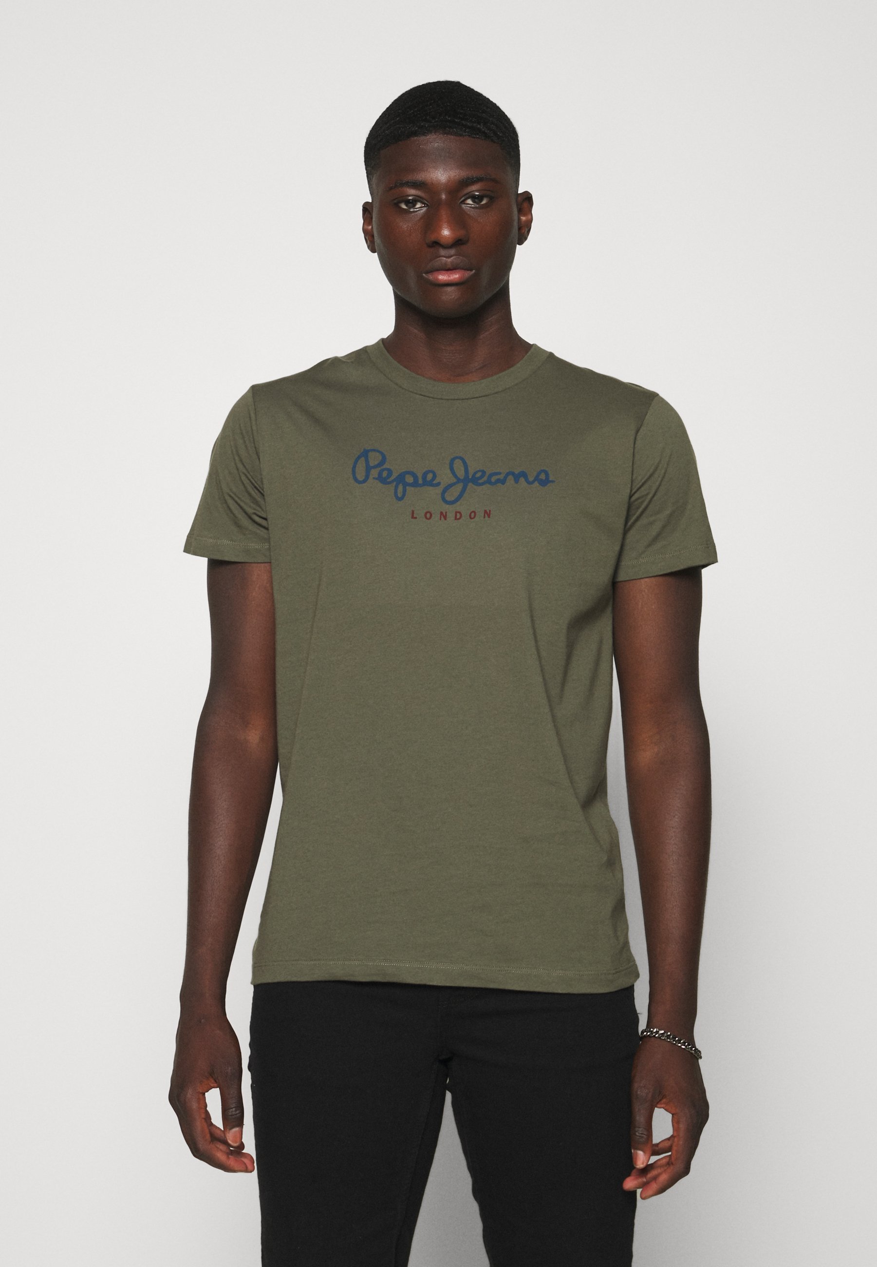 Camiseta Logo Manga corta Verde Hombre Pepe Jeans PM508289 ALERON