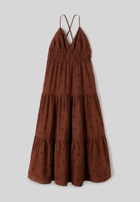BZB LONGUE BRODERIE ANGLAISE - Robe longue - marron