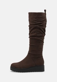 Não selecionado, dark brown
