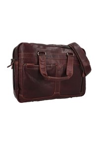 Gusti Leder RIPLEY - Borsa porta PC - dunkelbraun