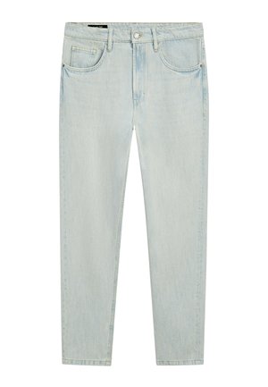 Massimo Dutti, SLIM FIT CROPPED JEANS - Jeans Tapered Fit - dark blue