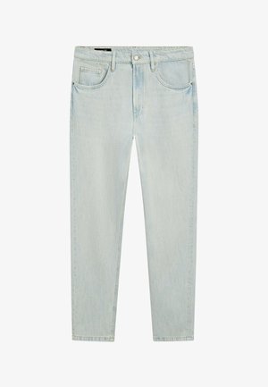 Massimo Dutti, SLIM FIT CROPPED JEANS - Jeans Tapered Fit - dark blue