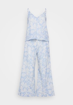Desmond & Dempsey WOMENS CAMI WIDE LEG  - Pyjama set - blue