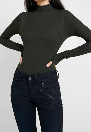 Langærmet T-shirt - dark green