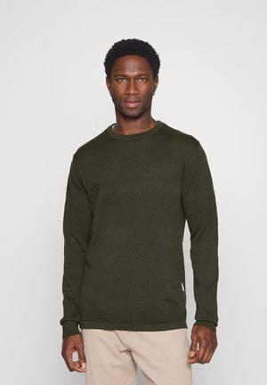 SLHMAINE CREW NECK - Vesta - forest night