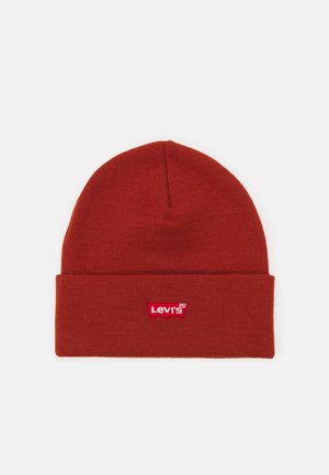 BATWING EMBROIDERED SLOUCHY BEANIE UNISEX - Bonnet - bordeaux
