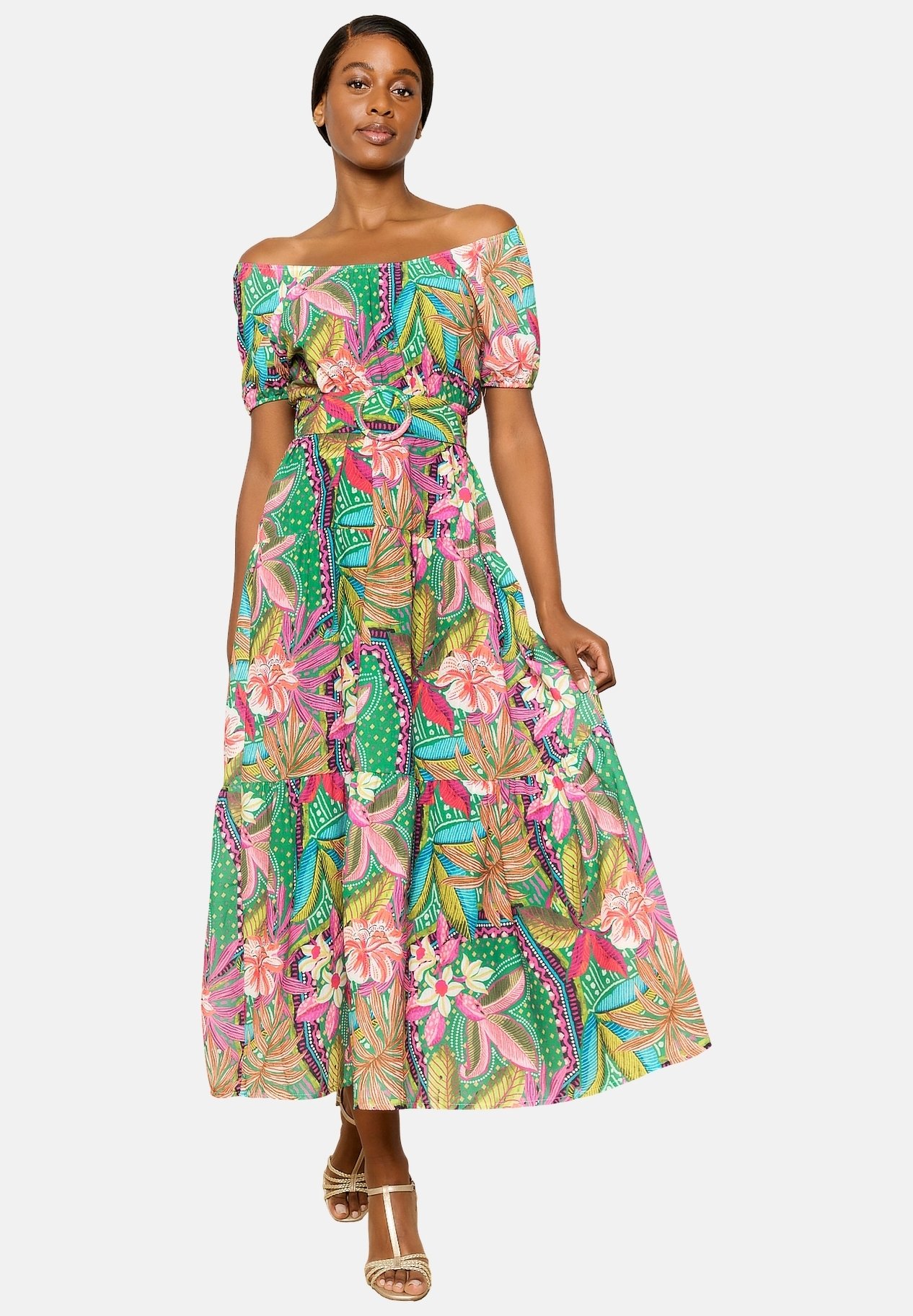 Dress Maxi Jurk Print Dress Lola Liza Jurk Lola Liza Jurk LolaLiza