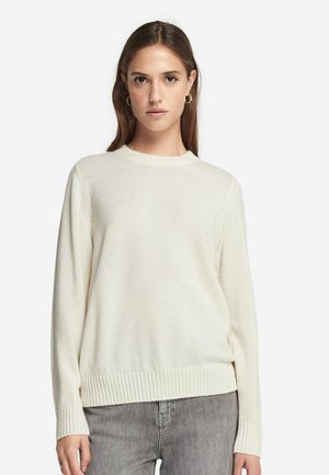 Falconeri ROUND NECK - Stickad tröja - White