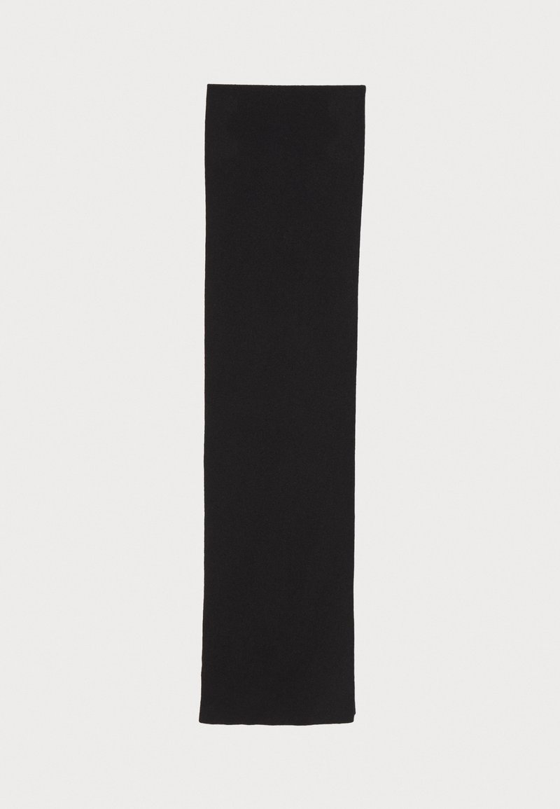 pure cashmere CLASSIC SCARF - Κασκόλ - black