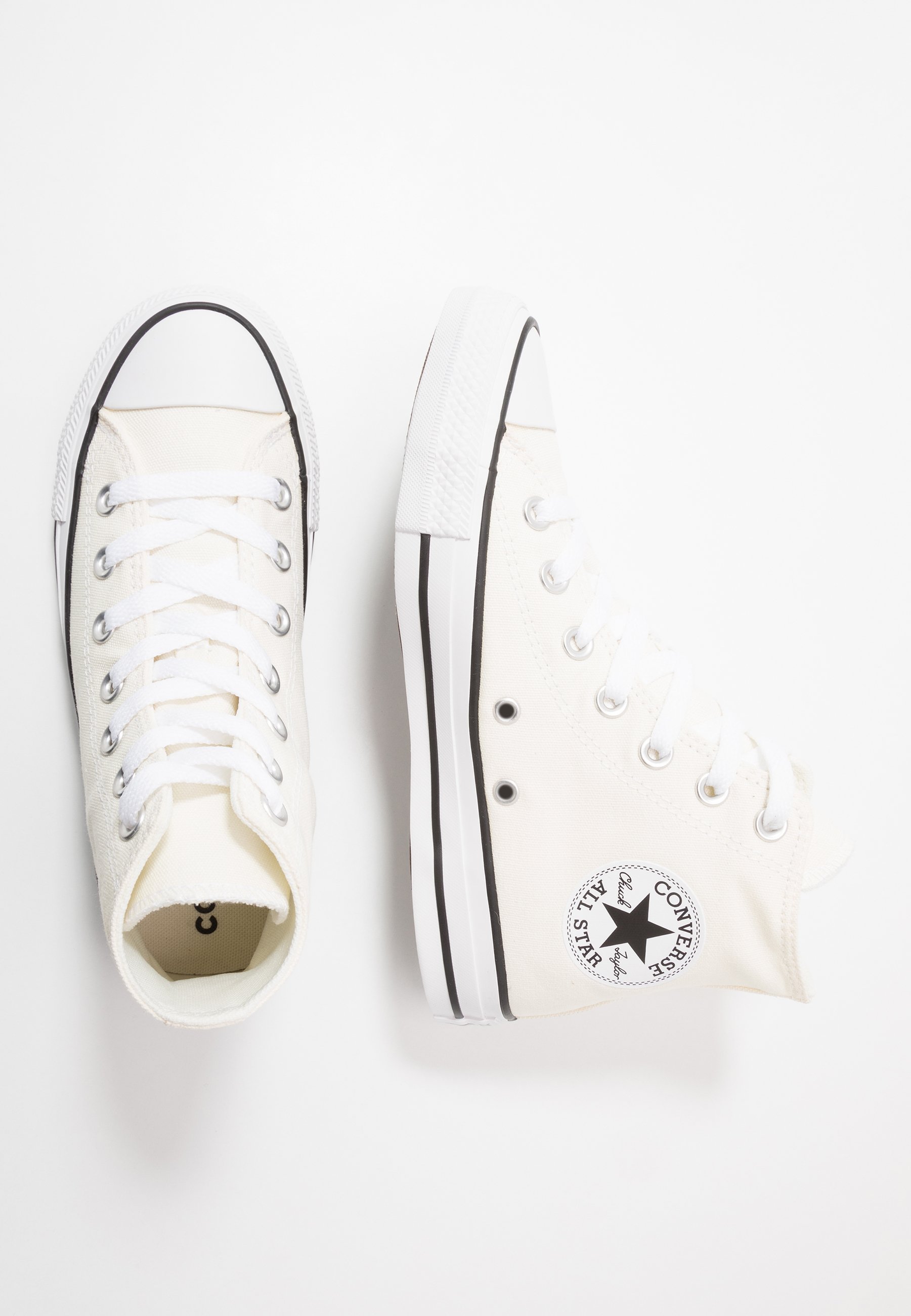 Converse CHUCK TAYLOR ALL STAR - Zapatillas altas -  egret/black/white/blanco - Zalando.es