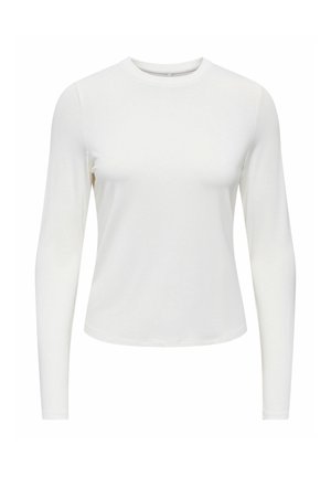 ONLY, TOP ONLBAMBOO TOP - Maglietta a manica lunga - cloud dancer
